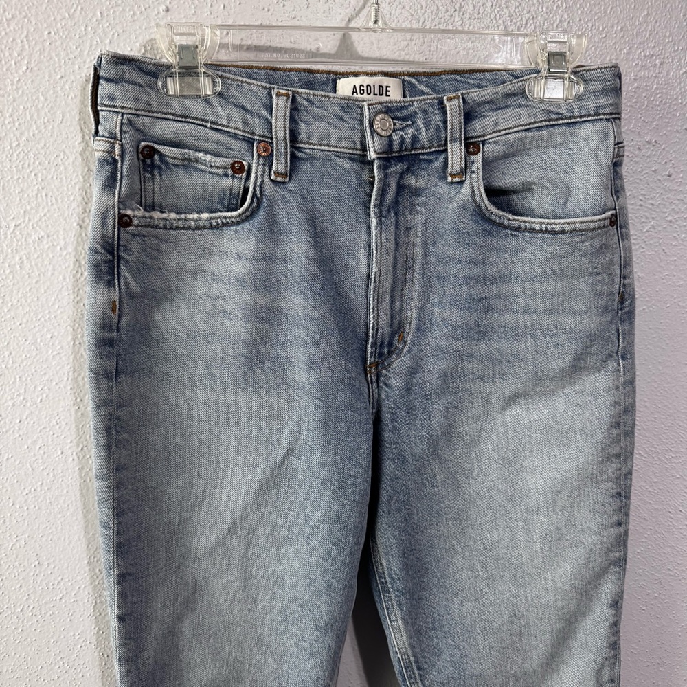 Agolde Merrel Light Blue Denim Jeans size 27 - Picture 2 of 8